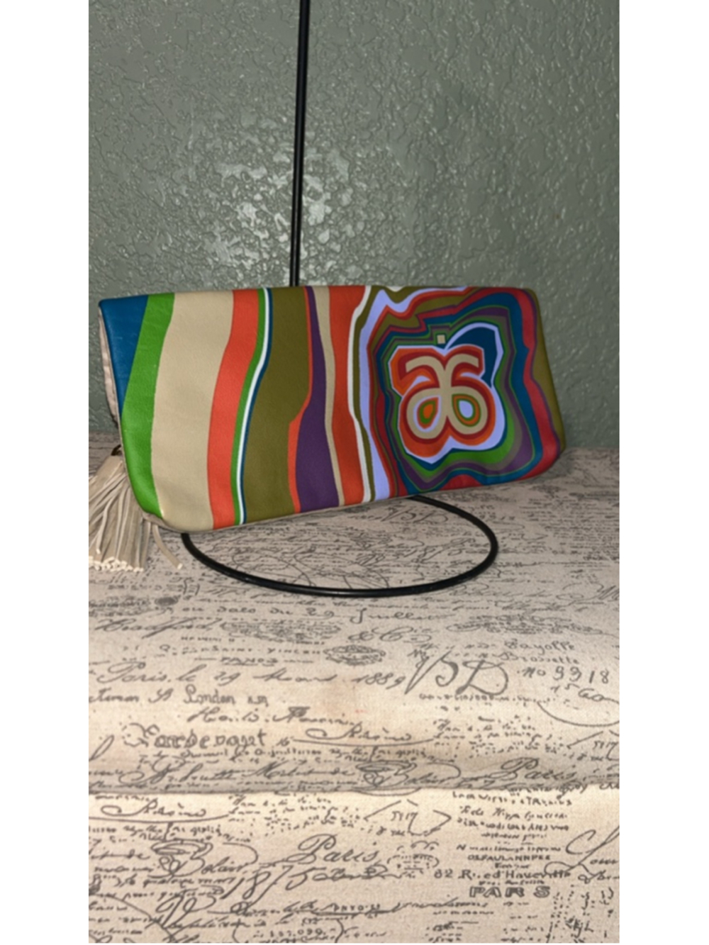 Women's Arbonne Multi-color Beige Clutch One Size